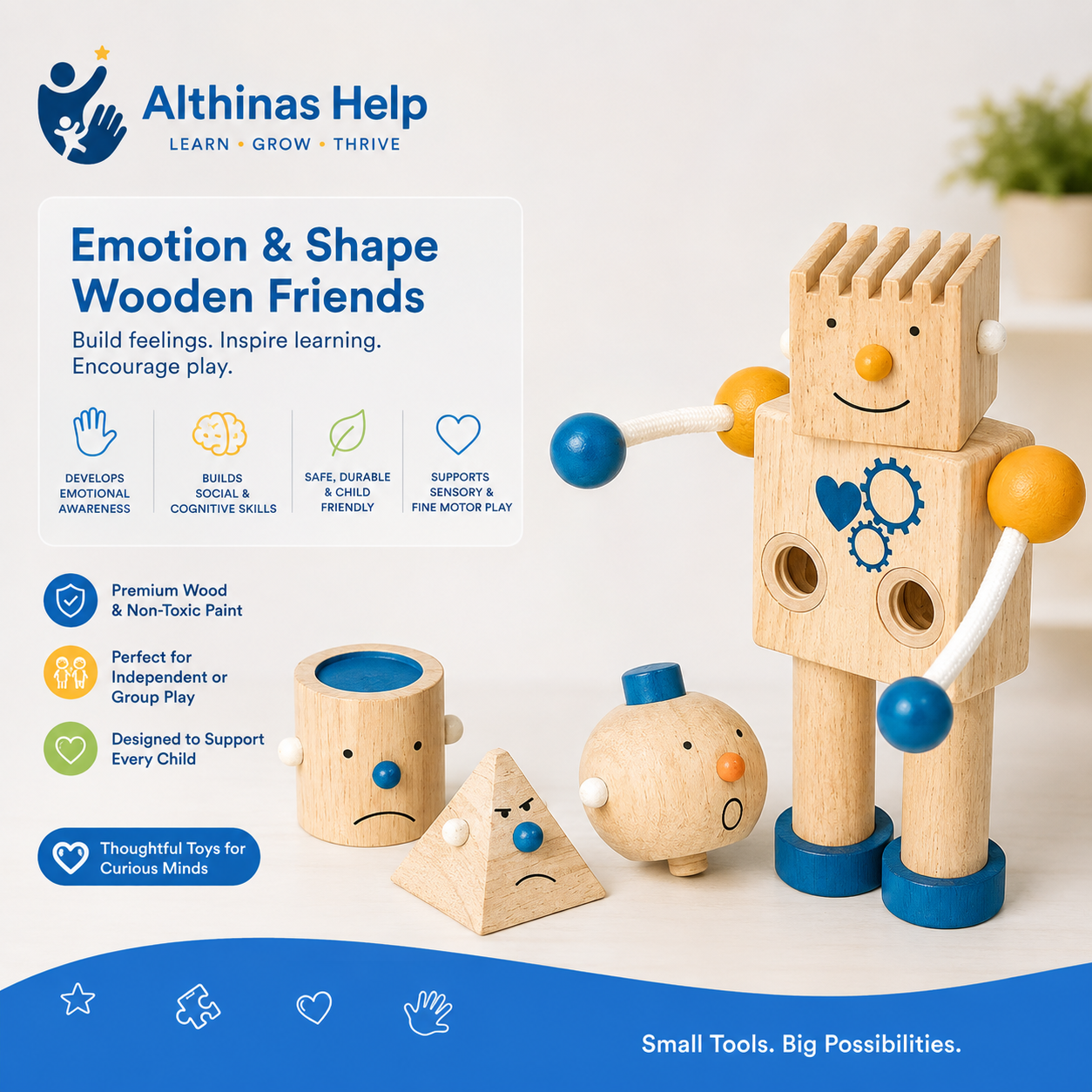 Althinas Help Feelings Robot